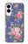 S3265 Vintage Flower Pattern Case For Samsung Galaxy S25 Edge