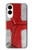 S3316 England Flag Vintage Football Graphic Case For Samsung Galaxy S25 Edge