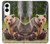 S3558 Bear Family Case For Samsung Galaxy S25 Edge