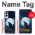 S3693 Grim White Wolf Full Moon Case For Samsung Galaxy S25 Edge