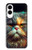 S3971 Cat Painted Color Case For Samsung Galaxy S25 Edge