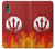 S2803 Fire Red Devil Spear Symbol Case For Samsung Galaxy XCover7