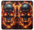S3986 Fire Skull Case For Samsung Galaxy XCover7