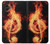 S0493 Music Note Burn Case For Samsung Galaxy XCover7 Pro