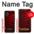 S2879 Red Arowana Fish Scale Case For Samsung Galaxy XCover7 Pro