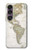 S0604 World Map Case For Sony Xperia 1 VII