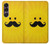 S1145 Yellow Mustache Sun Case For Sony Xperia 1 VII