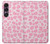 S2213 Pink Leopard Pattern Case For Sony Xperia 1 VII