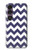 S2345 Navy Blue Shavron Zig Zag Pattern Case For Sony Xperia 1 VII