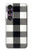 S2842 Black and White Buffalo Check Pattern Case For Sony Xperia 1 VII
