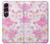 S3036 Pink Sweet Flower Flora Case For Sony Xperia 1 VII