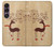 S3081 Wooden Raindeer Graphic Printed Case For Sony Xperia 1 VII