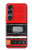 S3204 Red Cassette Recorder Graphic Case For Sony Xperia 1 VII