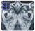 S0123 Grim White Wolf Case For Motorola Moto G Stylus 5G (2025,2026), Edge 60 Stylus