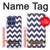 S2345 Navy Blue Shavron Zig Zag Pattern Case For Motorola Moto G Stylus 5G (2025), Edge 60 Stylus