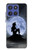 S2668 Mermaid Silhouette Moon Night Case For Motorola Moto G Stylus 5G (2025,2026), Edge 60 Stylus