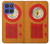 S2780 Vintage Orange Bakelite Radio Case For Motorola Moto G Stylus 5G (2025,2026), Edge 60 Stylus