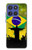 S2981 Brazil Football Soccer Case For Motorola Moto G Stylus 5G (2025), Edge 60 Stylus