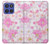 S3036 Pink Sweet Flower Flora Case For Motorola Moto G Stylus 5G (2025), Edge 60 Stylus
