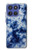 S3439 Fabric Indigo Tie Dye Case For Motorola Moto G Stylus 5G (2025,2026), Edge 60 Stylus