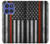 S3472 Firefighter Thin Red Line Flag Case For Motorola Moto G Stylus 5G (2025,2026), Edge 60 Stylus
