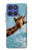 S3680 Cute Smile Giraffe Case For Motorola Moto G Stylus 5G (2025,2026), Edge 60 Stylus