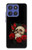 S3753 Dark Gothic Goth Skull Roses Case For Motorola Moto G Stylus 5G (2025,2026), Edge 60 Stylus