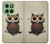 S0360 Coffee Owl Case For Motorola Edge 60