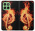 S0493 Music Note Burn Case For Motorola Edge 60