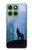 S0935 Wolf Howling in Forest Case For Motorola Edge 60