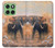 S1292 Dusty Elephant Egrets Case For Motorola Edge 60