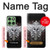 S1434 Skull Wing Tattoo Biker Case For Motorola Edge 60