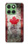 S2490 Canada Maple Leaf Flag Texture Case For Motorola Edge 60