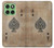 S2928 Vintage Spades Ace Card Case For Motorola Edge 60