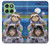 S3915 Raccoon Girl Baby Sloth Astronaut Suit Case For Motorola Edge 60