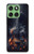 S3972 Burned Acoustic Guitar Graphic Case For Motorola Edge 60