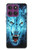 S0752 Blue Fire Grim Wolf Case For Motorola Edge 60 Pro