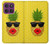 S2443 Funny Pineapple Sunglasses Kiss Case For Motorola Edge 60 Pro