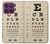 S2502 Eye Exam Chart Decorative Decoupage Poster Case For Motorola Edge 60 Pro