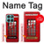 S0058 British Red Telephone Box Case For Motorola Edge 60 Fusion