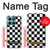 S1611 Black and White Check Chess Board Case For Motorola Edge 60 Fusion