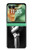 S1672 Retro Microphone Jazz Music Case For Motorola Razr 70+,60+, Razr+ (2026, 2025, 2024)
