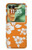 S2245 Hawaiian Hibiscus Orange Pattern Case For Motorola Razr 70+,60+, Razr+ (2026, 2025, 2024)