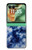 S3439 Fabric Indigo Tie Dye Case For Motorola Razr 70+,60+, Razr+ (2026, 2025, 2024)
