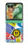 S3960 Safety Signs Sticker Collage Case For Motorola Razr 70+,60+, Razr+ (2026, 2025, 2024)