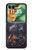 S3972 Burned Acoustic Guitar Graphic Case For Motorola Razr 70+,60+, Razr+ (2026, 2025, 2024)