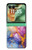 S4001 Multicolored Abstract Lilac Emerald Case For Motorola Razr 70+,60+, Razr+ (2026, 2025, 2024)