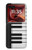 S3078 Black and White Piano Keyboard Case For Motorola Razr 70 Ultra, 60 Ultra, 50 Ultra, Ultra 2026, Ultra 2025