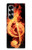 S0493 Music Note Burn Case For Samsung Galaxy Z Fold 7