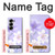 S2361 Purple White Flowers Case For Samsung Galaxy Z Fold 7